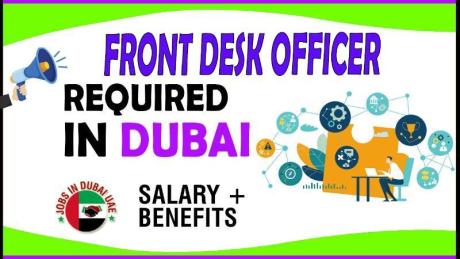 Front Desk Officer Required in Dubai