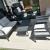 Grey outdoor garden set