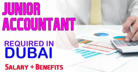 JUNIOR ACCOUNTANT Required in Dubai