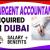 Urgent Accountant Required in Dubai