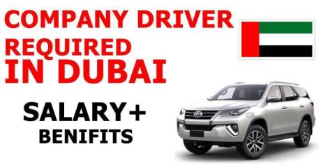COMPANY DRIVER REQUIRED IN DUBAI