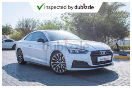 AED2094/month | 2017 Audi A5 2.0L | Full Service History | GCC Specs AED 109,000