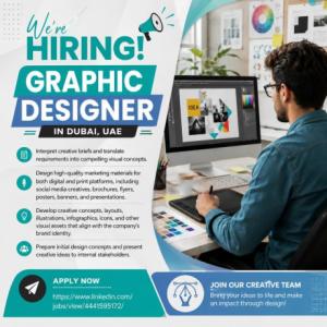 Graphic Designer Required in Dubai