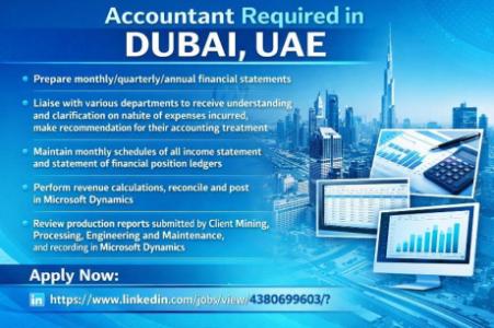 Accountant Required in Dubai