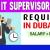 Information Technology Supervisor Required in Dubai