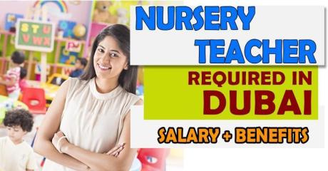 Nursery Teacher Required in Dubai