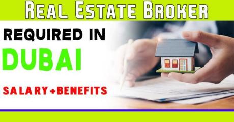 Real Estate Broker Required in Dubai