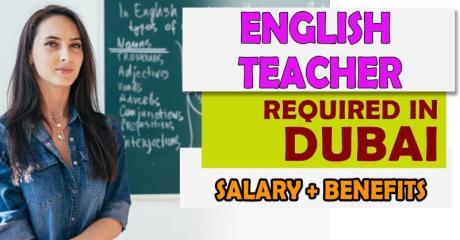 English Teacher Required in Dubai