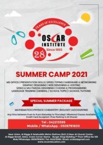 Summer Vacation Programs for all age group – 0506781600