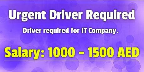 Urgent Driver Required