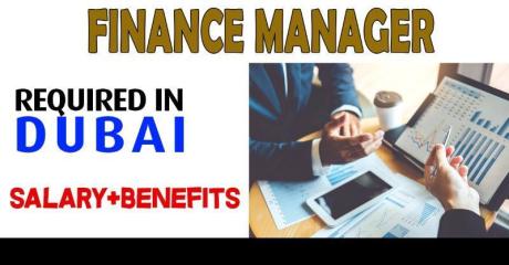 Finance Manager Required in Dubai