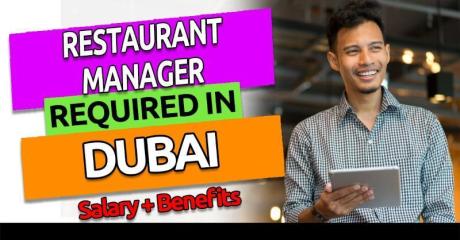 Restaurant Manager Required in Dubai