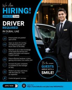 Driver Required in Dubai