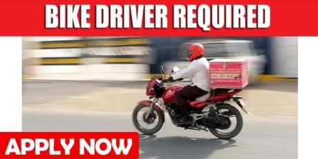 BIKE DRIVER REQUIRED