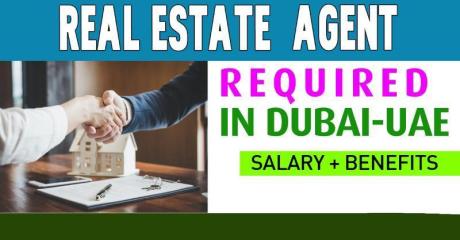 Real Estate Agent Required in Dubai