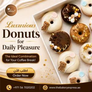 Freshly Made Vermicelli Chocolate Donut with Delicious Flavor