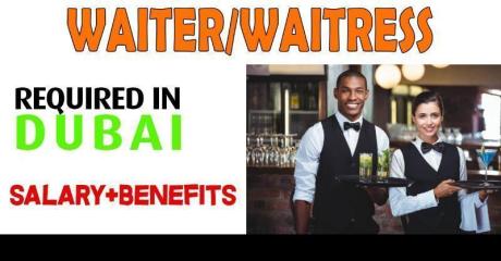 Waiter/Waitress Required in Dubai