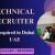 Technical Recruiter Required in Dubai