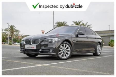 AED1714/month | 2016 BMW 520i 2.0L | Full BMW Service History | Warranty + Service | GCC Specs