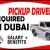 PICKUP DRIVER REQUIRED IN DUBAI