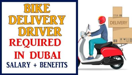 Bike Delivery Driver Required in Dubai