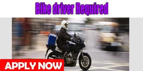 Bike driver Required
