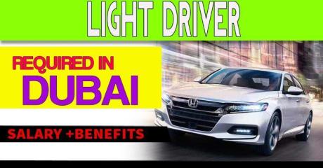 Light Driver Required in Dubai