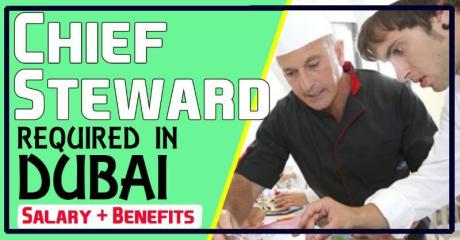 Chief Steward Required in Dubai