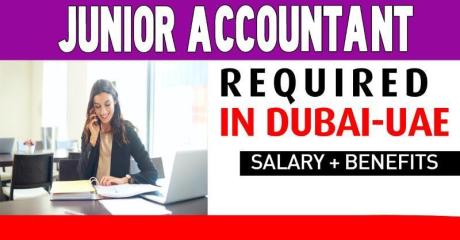 Junior Accountant Required in Dubai