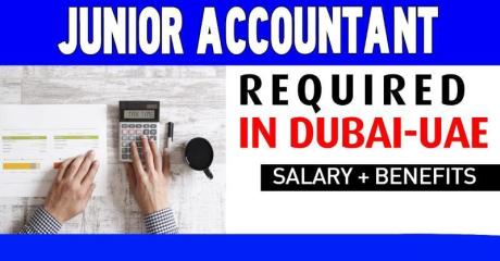 JUNIOR ACCOUNTANT Required in Dubai