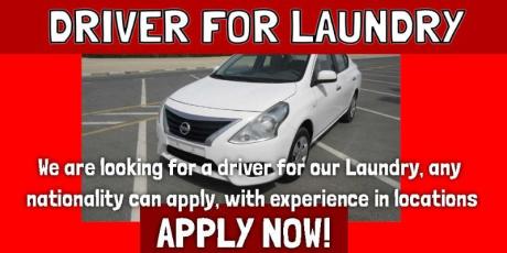 DRIVER FOR LAUNDRY REQUIRED