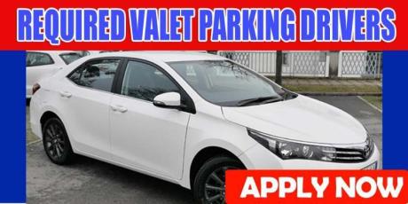 REQUIRED VALET PARKING DRIVERS