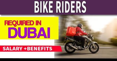 Bike Riders Required in Dubai