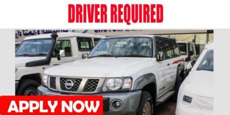 DRIVER REQUIRED