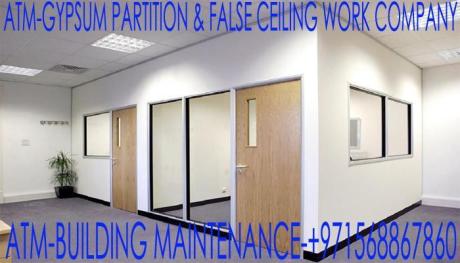 Gypsum Partition Work in Ajman UAE