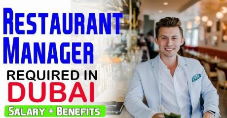 Restaurant Manager Required in Dubai