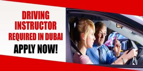DRIVING INSTRUCTOR REQUIRED IN DUBAI