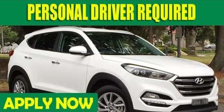 PERSONAL DRIVER REQUIRED