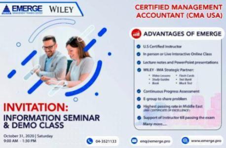 Invitation for FREE Information Seminar and Demo Class