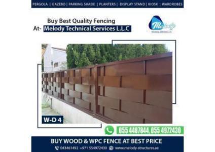 WPC Fence Suppliers in Dubai | Picket Fence in Green Community | Privacy Fence in Dubai Hills - Duba