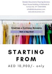 Business License for clothing