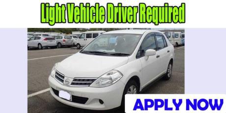 Light Vehicle Driver Required