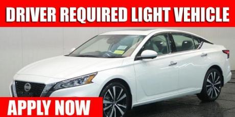 DRIVER REQUIRED LIGHT VEHICLE