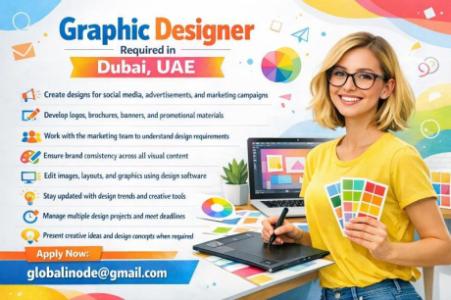 Graphic Designer Required in Dubai
