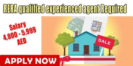 RERA qualified experienced agent Required