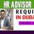 HR Advisor Required in Dubai
