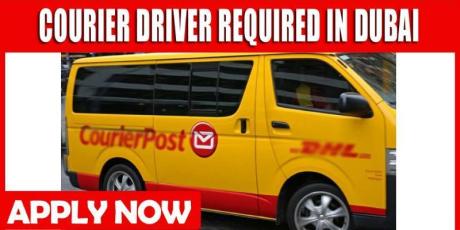 COURIER DRIVER REQUIRED IN DUBAI