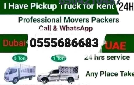 Pickup Truck For Rent in al nahda dubai 0555686683