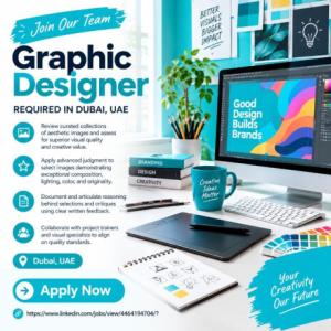 Graphic Designer Required in Dubai