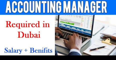 Accounting Manager Required in Dubai